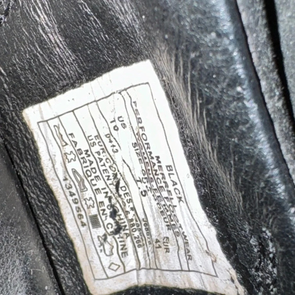 MERRELL Women’s Black Studded Leather clogs size 10 - Picture 2 of 7